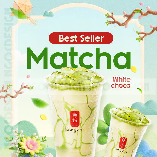 Matcha White choco | Trà Sữa GongCha